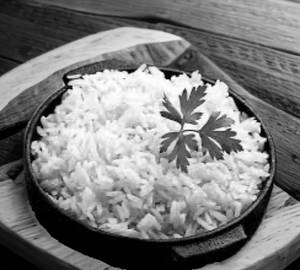 Plain rice