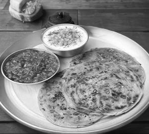 Paneer Cheese Corn Paratha