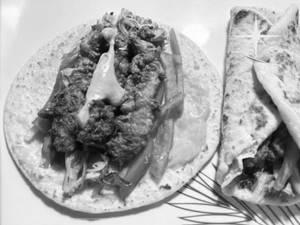 Crispy Fish Shwarma