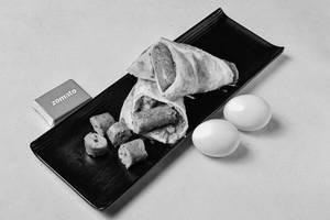 Egg Mutton Seekh Roll