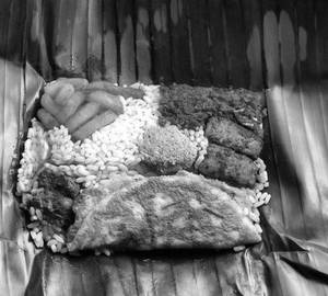Pothichor with fish fry