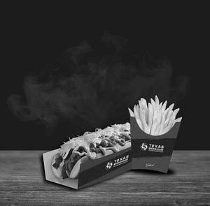 1 Chicken Hotdog +fries