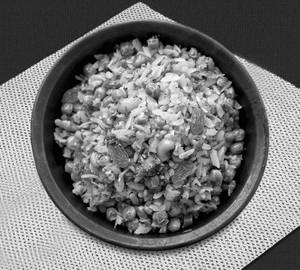 Poha with mator