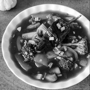 Mix. Veg. Hot Garlic Sauce
