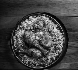Chicken dum biryani full(3pc)