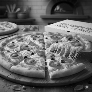 Veg Super Pizza Small - 4 Piece