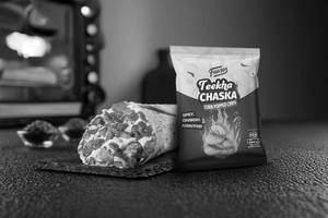 Veg Signature Wrap + Free Teekha Chaska Chips Combo.