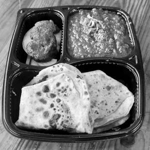 Paneer Subzi with Paratha