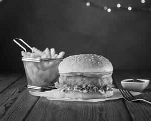 Grilled Cottage Cheese Burger