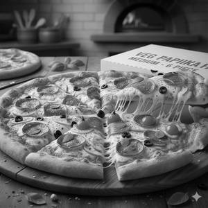 Veg Paprika Pizza Medium -  6 Piece