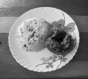 Fried Rice and Mutton 2pcs