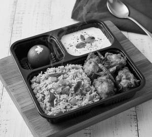 Sambhar Rice & Chicken Fry