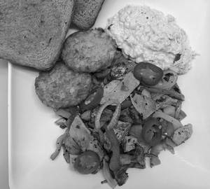 Chicken Wholesome English Breakfast In Bowl