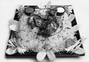 Grilled Chicken Mandi