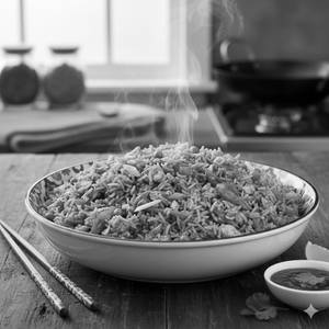 Schezwan veg rice