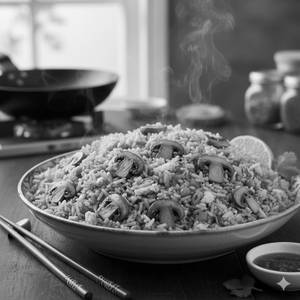 Mushroom rice