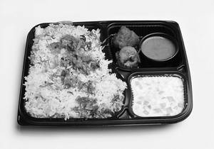 BIRIYANI RICE CHICKEN KABAB COMBO