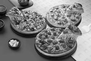 Buy 1 Get 2 Pizza Free (Veg)