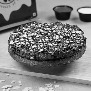 Almond Brownie Bliss Double  Layer Waffle Cake