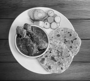 Chapati with Chicken Curry