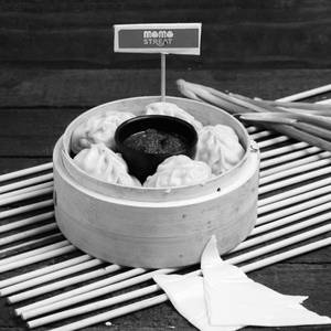 Cheesy Chicken Steamed Momo