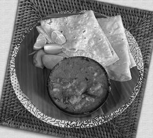 4 Pulka & Mushroom Curry (Half)