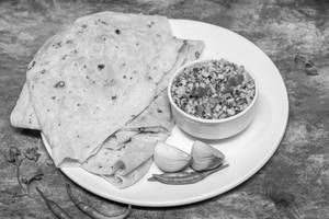 Roti & egg tadka combo