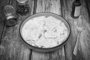 White Sauce Rigatoni Pasta