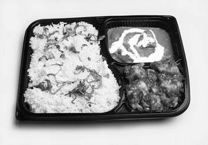 GHEE RICE BUTTER CHICKEN PANEER MANCHURIAN  COMBO