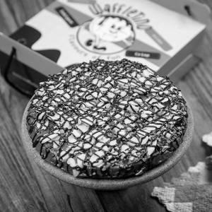 Almond Brownie Bliss Single Layer Waffle Cake