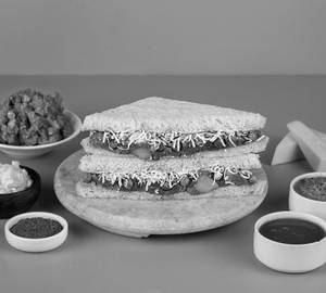 Aloo Matar Cheese Sandwich [Pure Cheese]