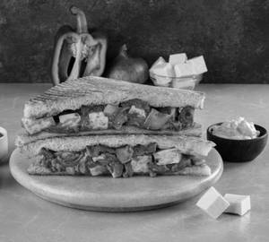 Paneer Makhani Cheesy Grill Sandwich
