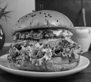 Tandoori cheese burger