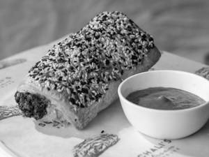 Mushroom Spinach Roll
