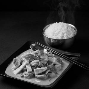 Green Thai Curry With Rice