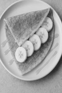 Honey & Banana & Maple Syrup Pancake