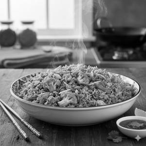 Schezwan gobi fried rice