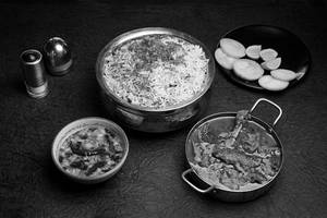 Natu Kodi + Bagara Rice