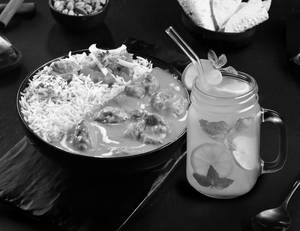 Any Chicken Rice Bowl + Lemonade