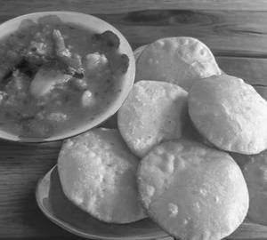 Khasta  Kachori Vs Sabji (1 Pieace)