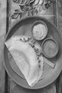 Egg Burji Dosa
