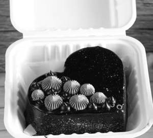 Chocolate Truffle Heart Cake Bento