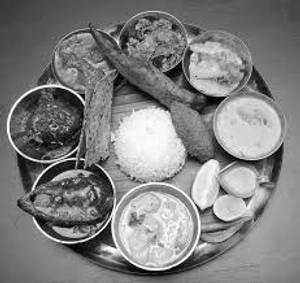 Mini Rohu Fish Thali