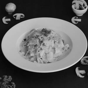 Tagliatelle Prosciutto E Funghi