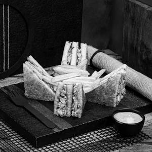 Mayo Chicken Sandwich+fries