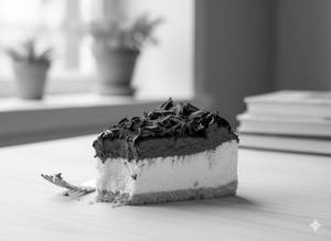 Choco Mousse Cheesecake Slice
