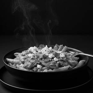Chicken Spicy Kimchi Feta Pasta