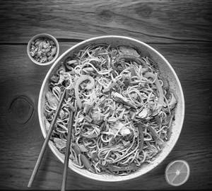 Paneer Hakka Noodles