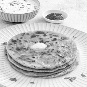 Aloo Paratha [Dahi, Achar]