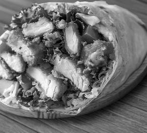 Crispy Chicken Shawarma Wrap Crispy Fried Chicken Shawarma Wrap